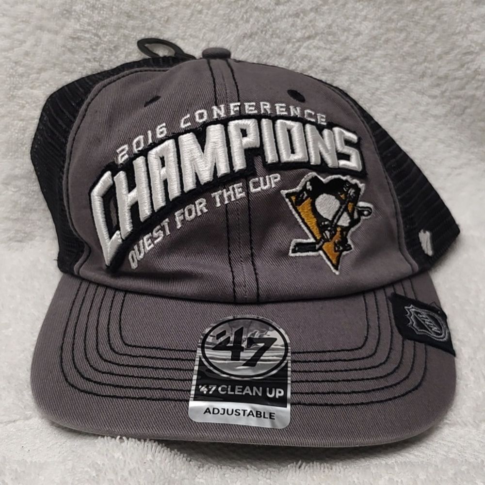 47 Brand Pittsburgh Penguins Trucker Snapback Hat - New